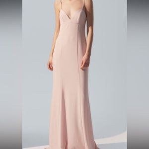 Amsale Blair Blush dress